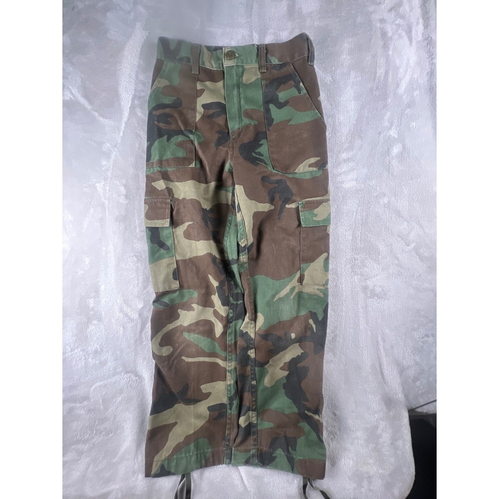 Tru-Spec Woodland Camo Cargo Pants Military BDU Tactical Trousers 25x26